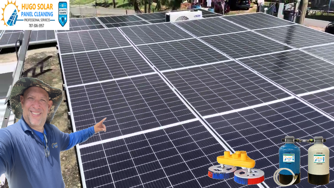 limpieza de placas solares en puerto rico